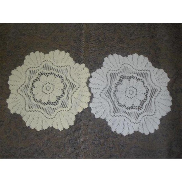 Tapestry Trading Tapestry Trading 558I12 12 in. European Lace Doily; Ivory 558I12 - main